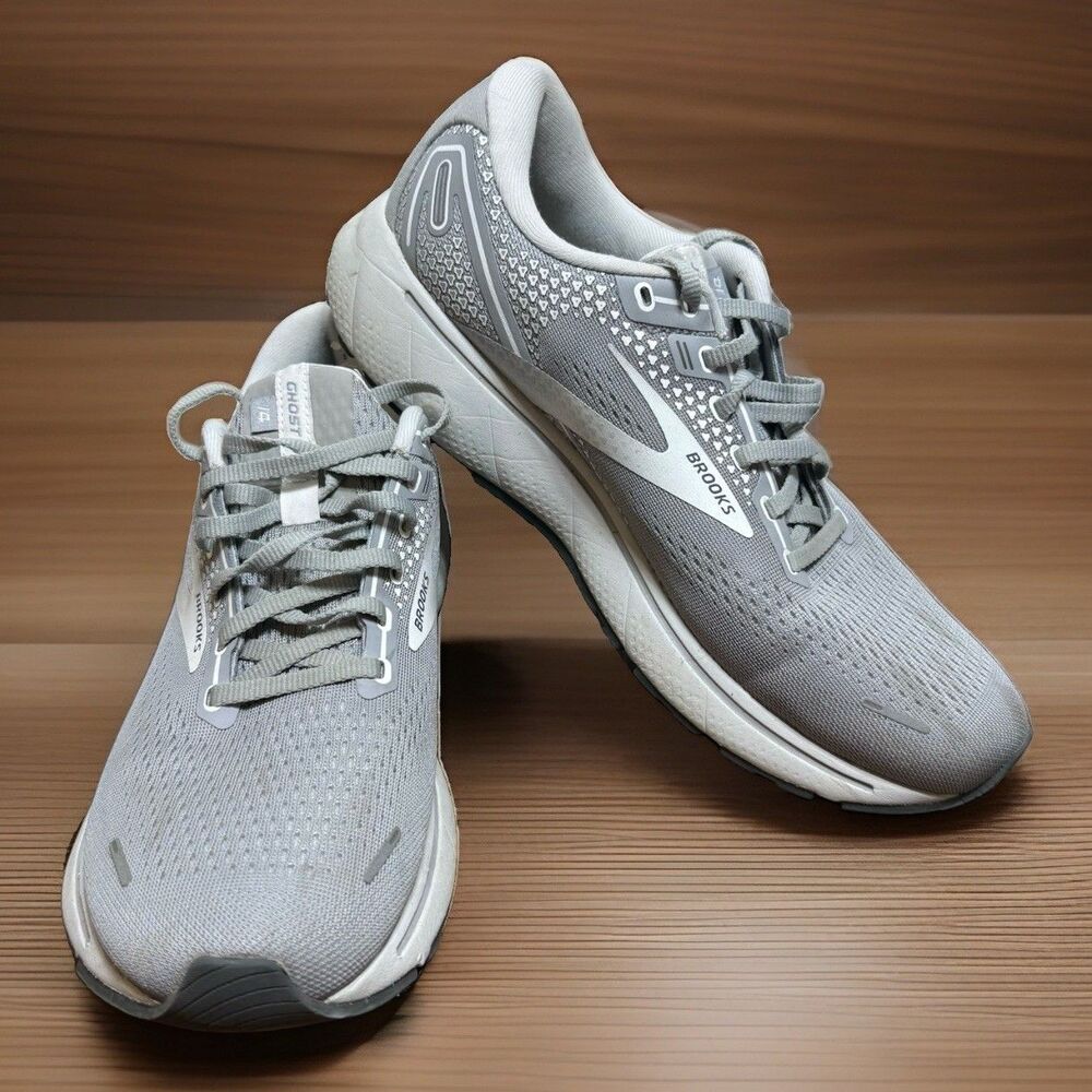 Brooks Ghost 14 Women's Running Shoes Size 11.5 B (Medium) Grey/Alloy